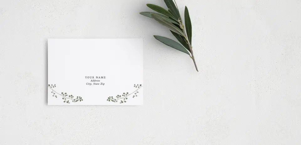 RSVP Postcard Mailing Side