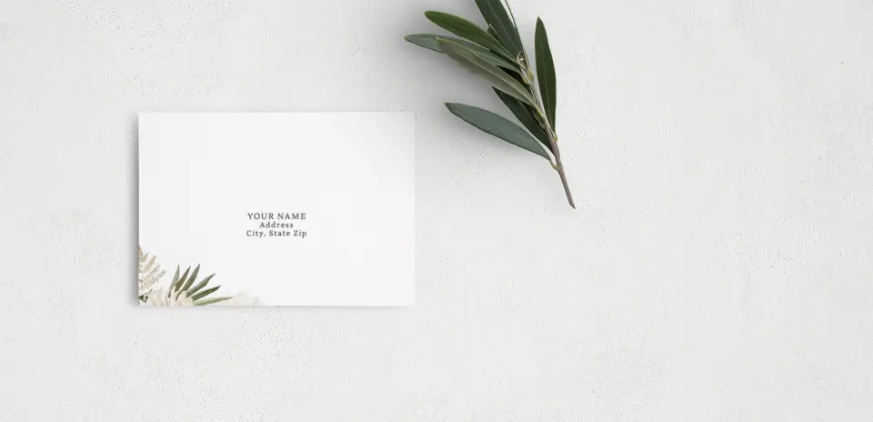 RSVP Postcard Mailing Side