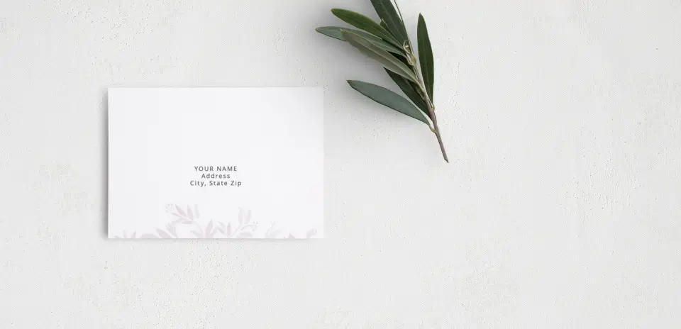 RSVP Postcard Mailing Side
