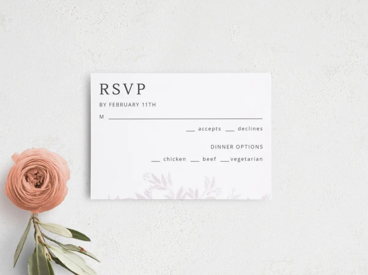 RSVP Postcard
