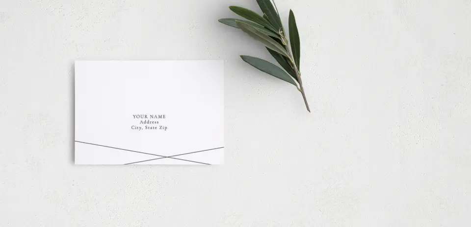 RSVP Postcard Mailing Side