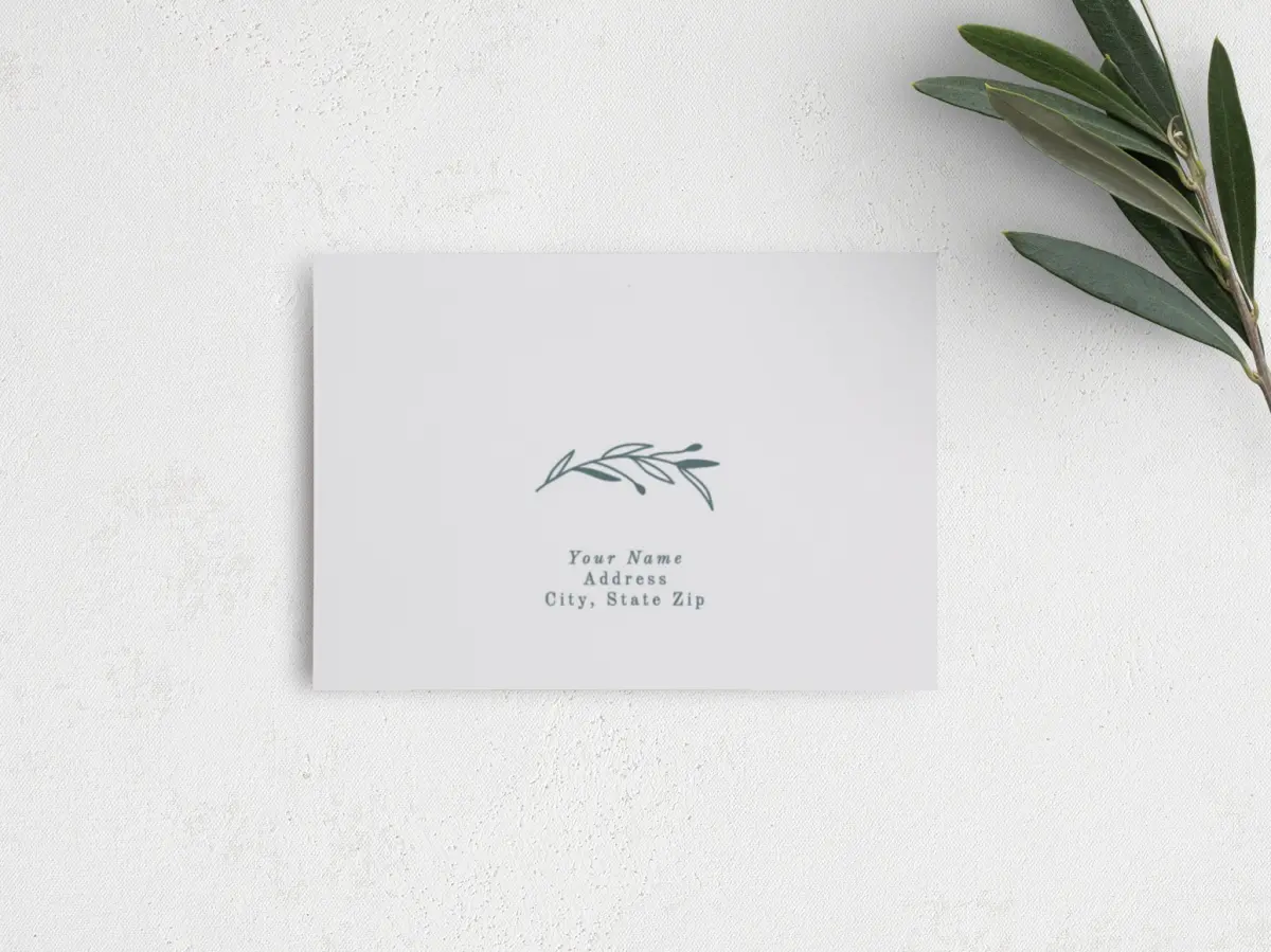 RSVP Postcard Mailing Side