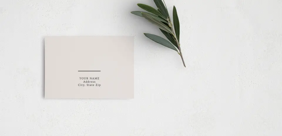 RSVP Postcard Mailing Side