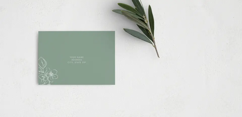 RSVP Postcard Mailing Side