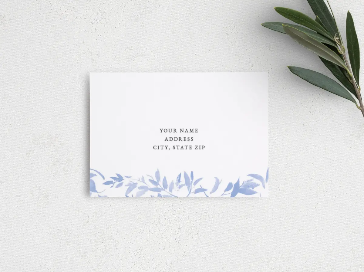 RSVP Postcard Mailing Side
