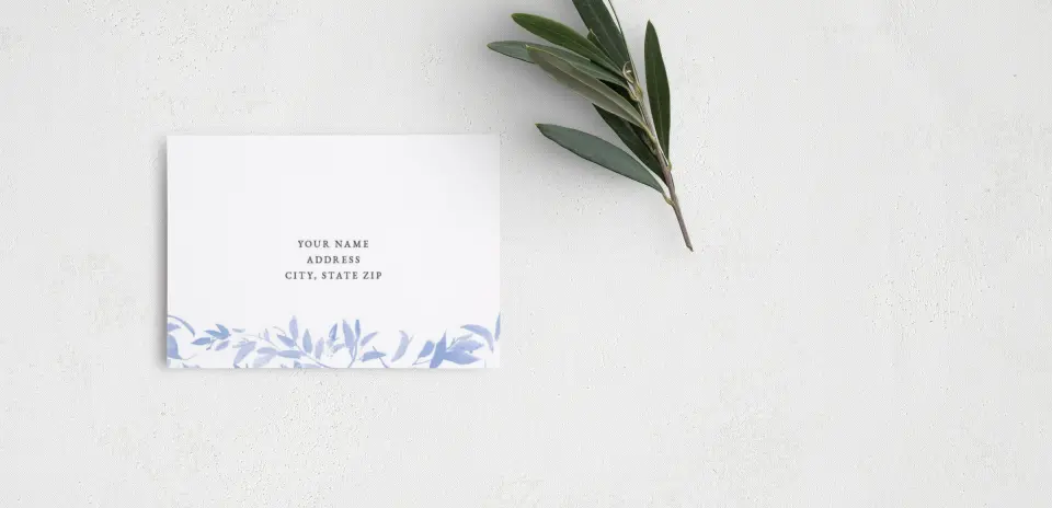 RSVP Postcard Mailing Side