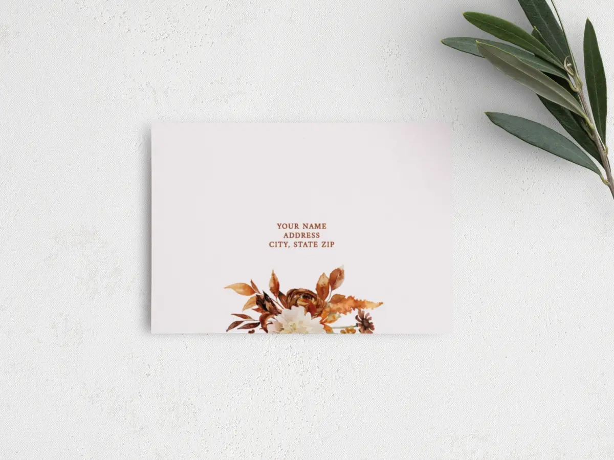 RSVP Postcard Mailing Side