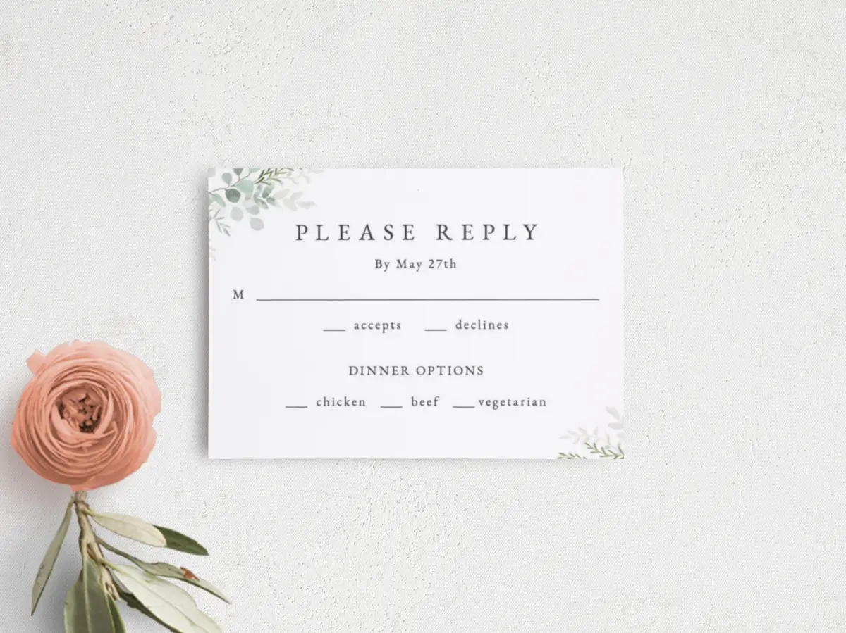 RSVP Postcard