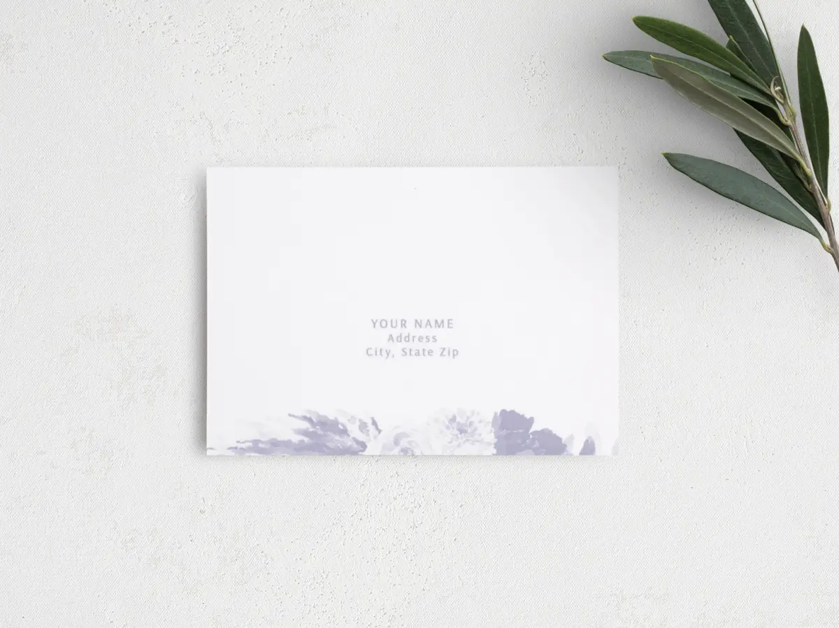 RSVP Postcard Mailing Side