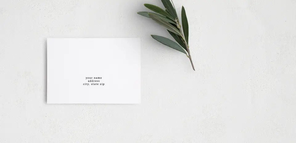 RSVP Postcard Mailing Side