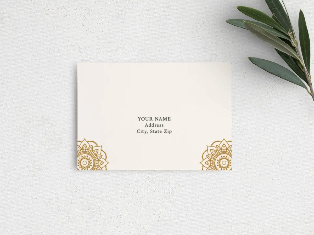 RSVP Postcard Mailing Side