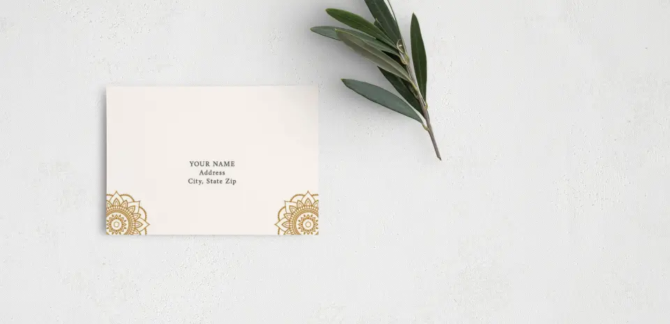 RSVP Postcard Mailing Side