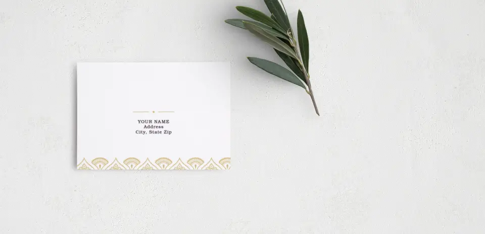 RSVP Postcard Mailing Side