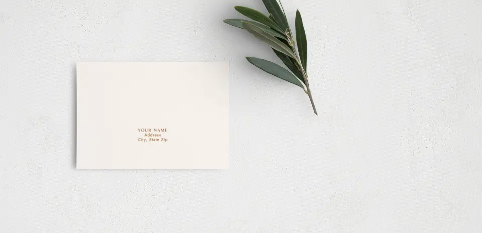 RSVP Postcard Mailing Side