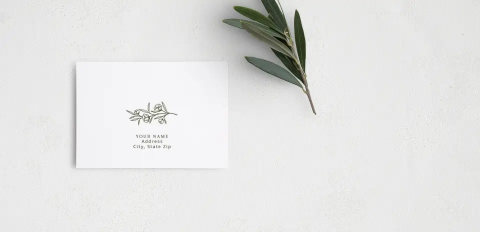 RSVP Postcard Mailing Side
