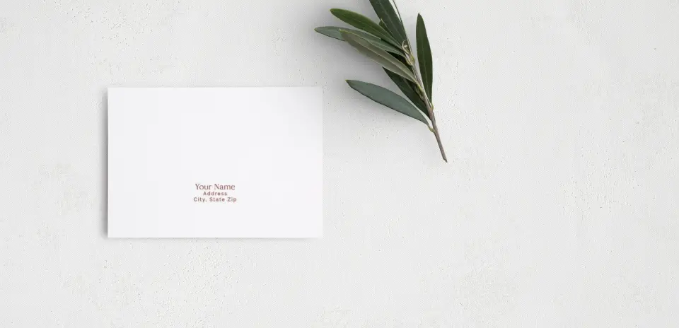 RSVP Postcard Mailing Side