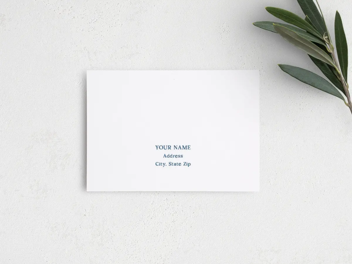 RSVP Postcard Mailing Side