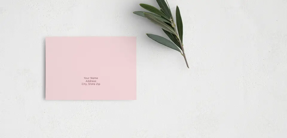 RSVP Postcard Mailing Side