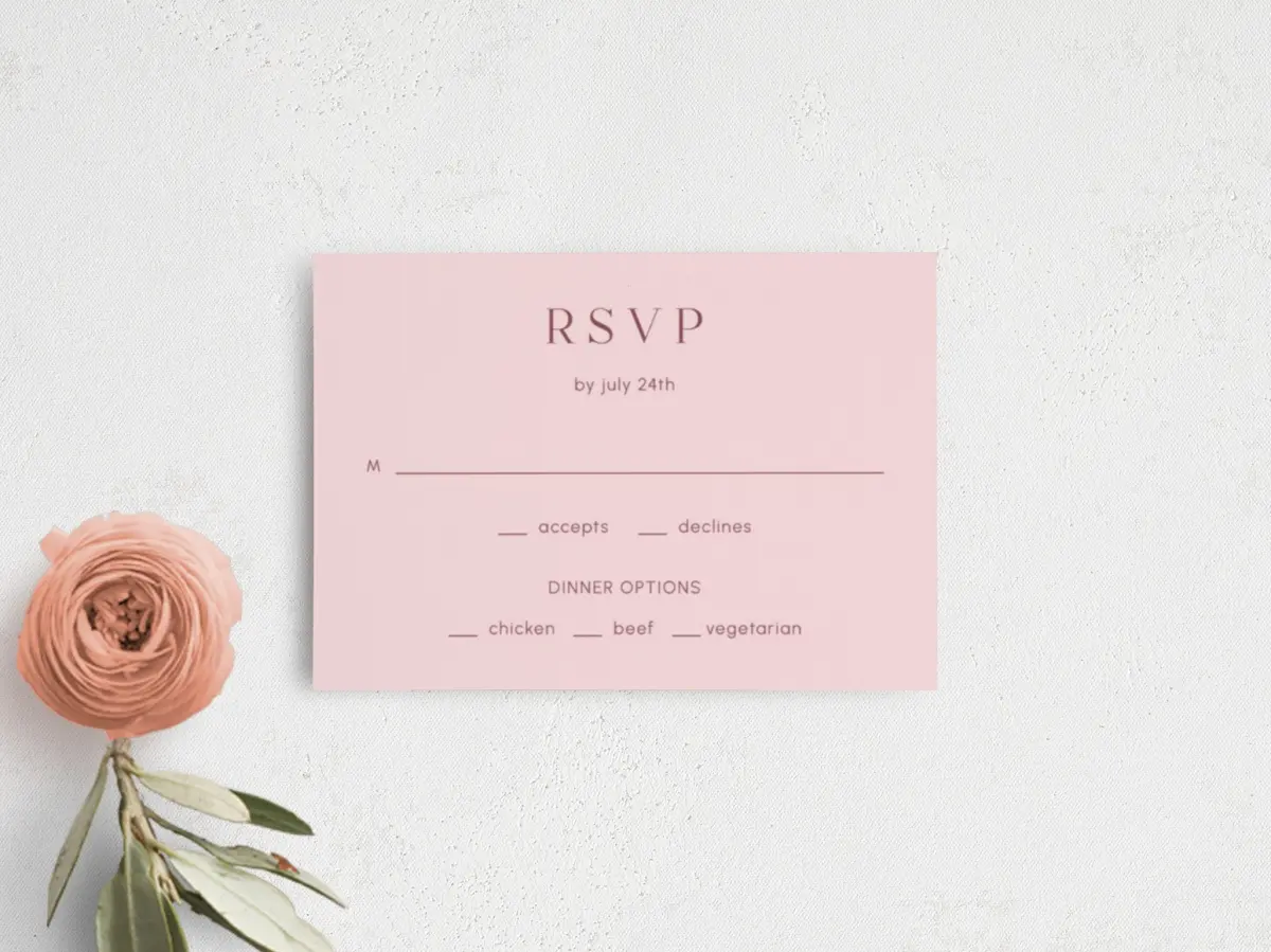 RSVP Postcard
