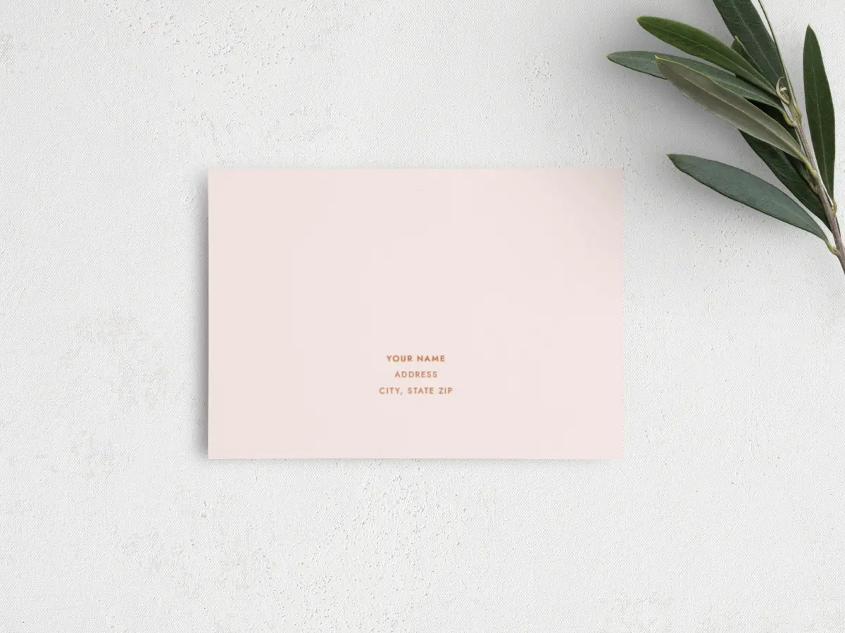 RSVP Postcard Mailing Side