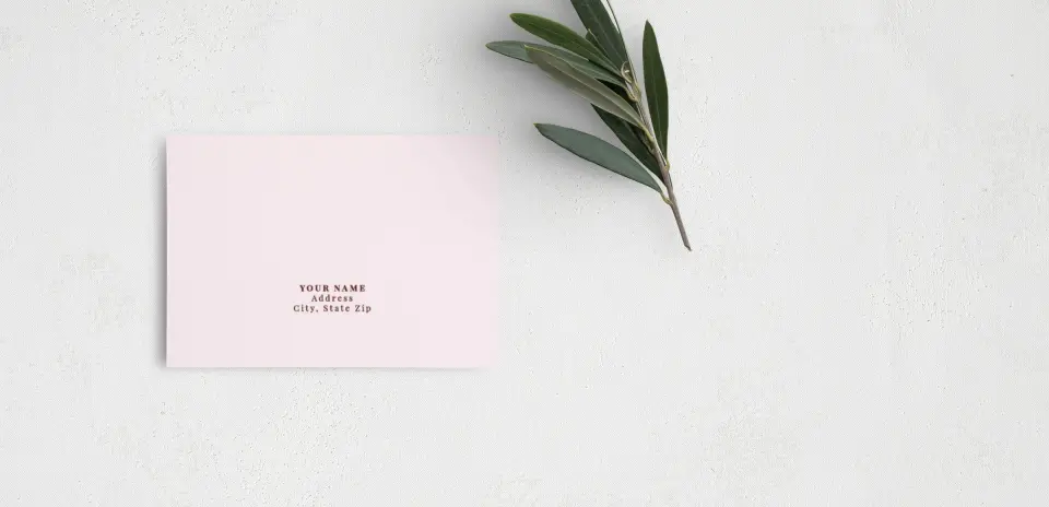 RSVP Postcard Mailing Side