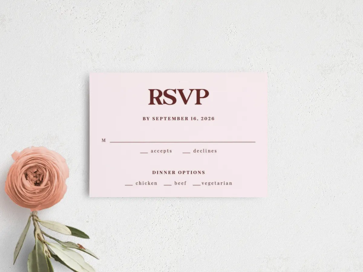 RSVP Postcard