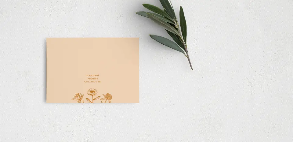 RSVP Postcard Mailing Side