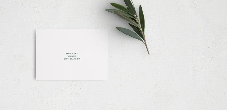 RSVP Postcard Mailing Side