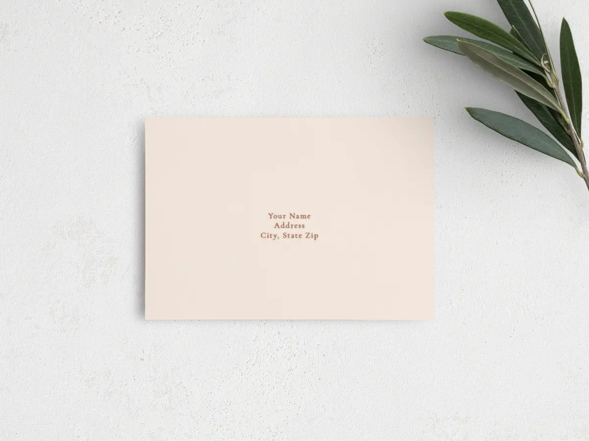 RSVP Postcard Mailing Side