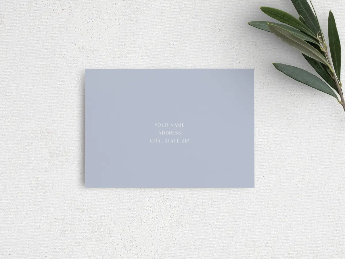 RSVP Postcard Mailing Side