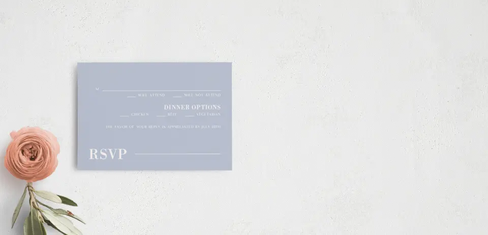 RSVP Postcard