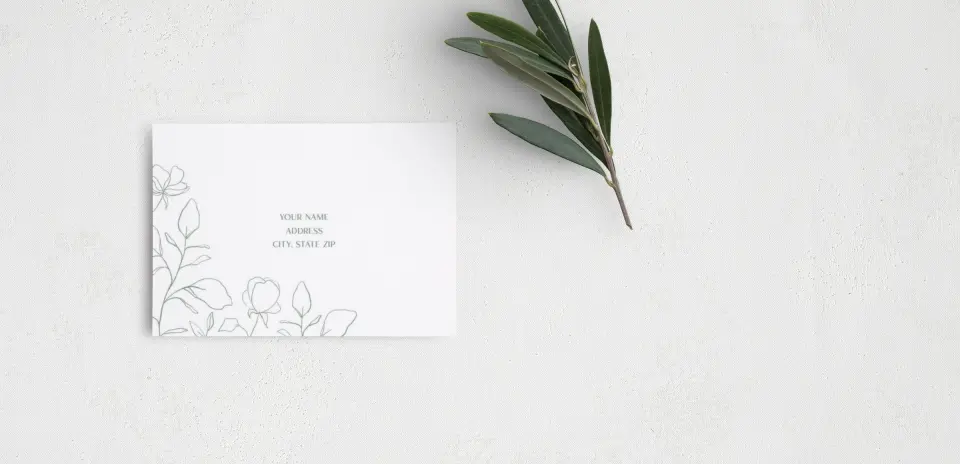 RSVP Postcard Mailing Side