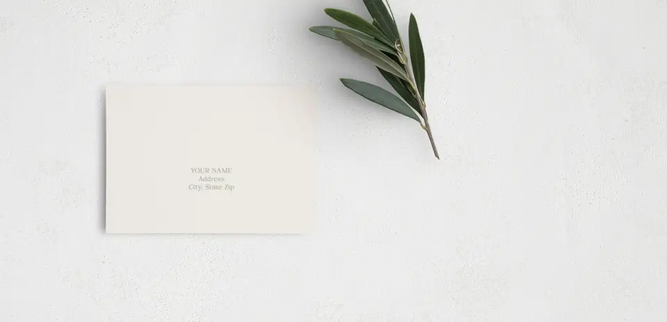 RSVP Postcard Mailing Side