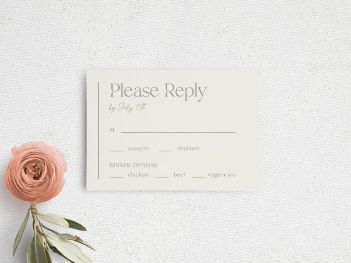 RSVP Postcard