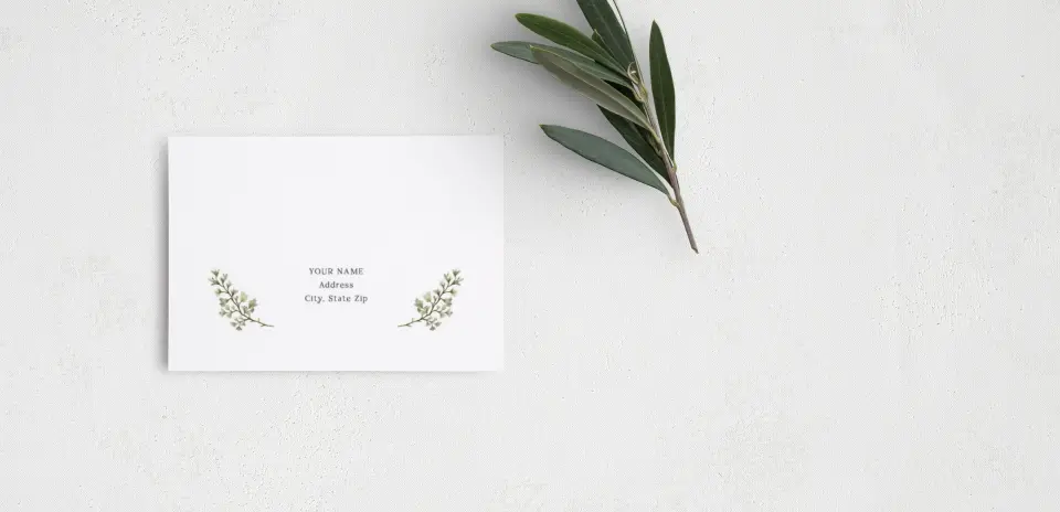 RSVP Postcard Mailing Side
