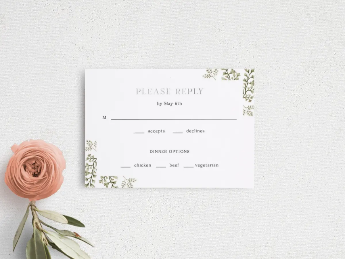 RSVP Postcard