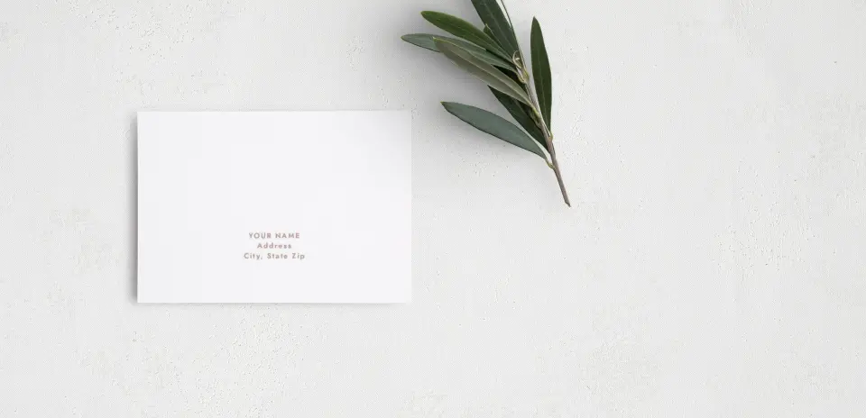 RSVP Postcard Mailing Side