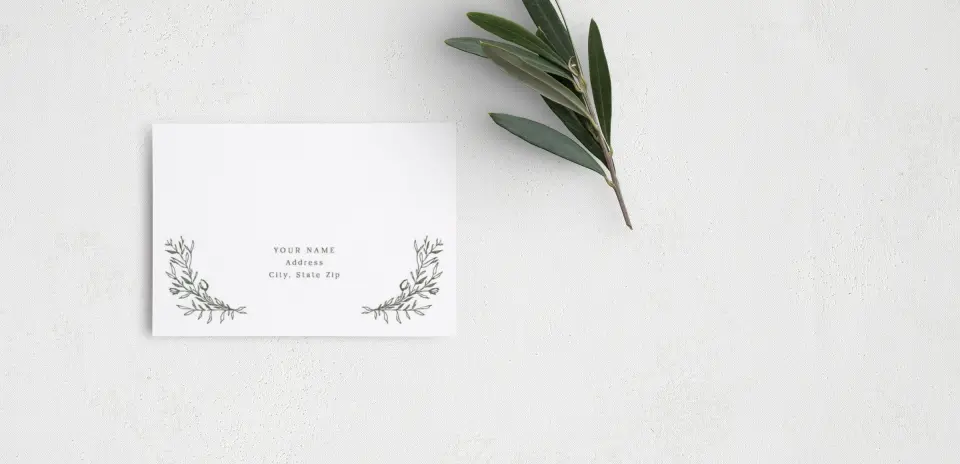 RSVP Postcard Mailing Side