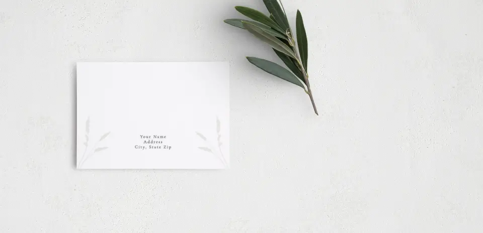 RSVP Postcard Mailing Side