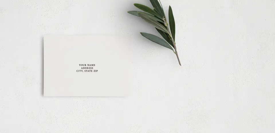 RSVP Postcard Mailing Side