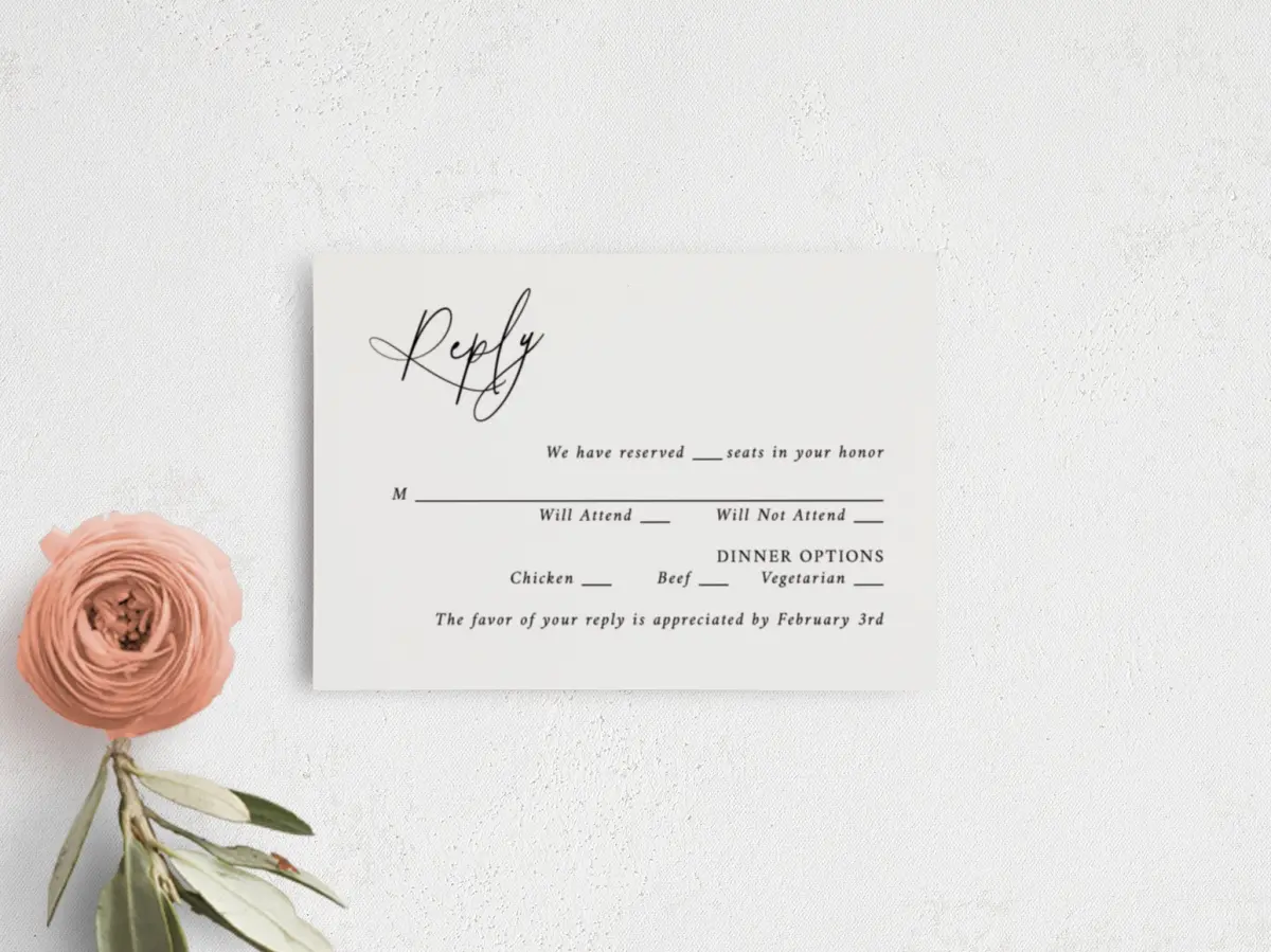 RSVP Postcard