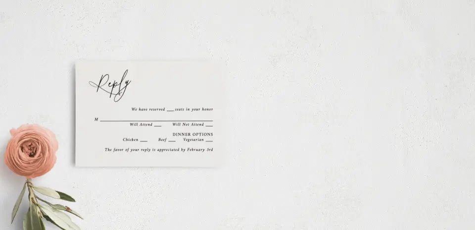 RSVP Postcard