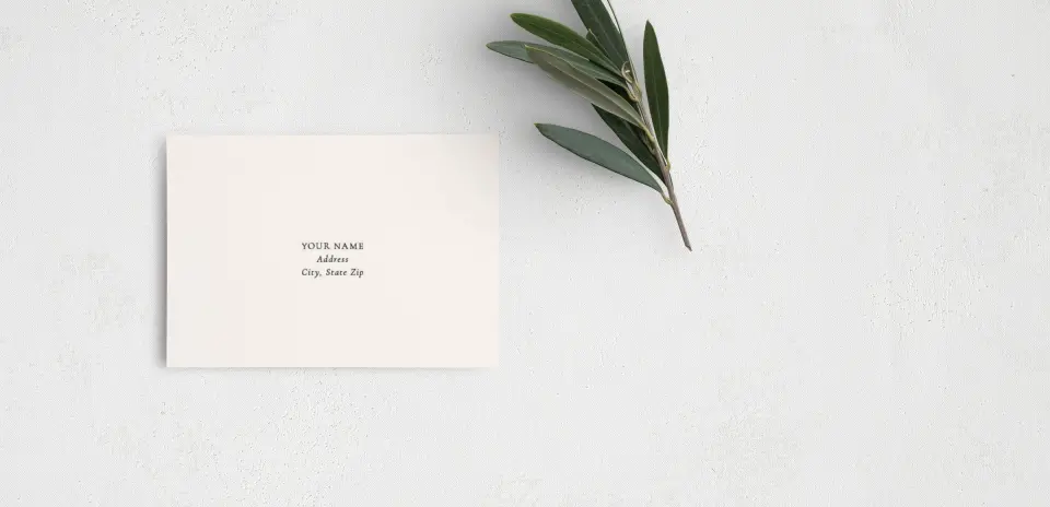 RSVP Postcard Mailing Side