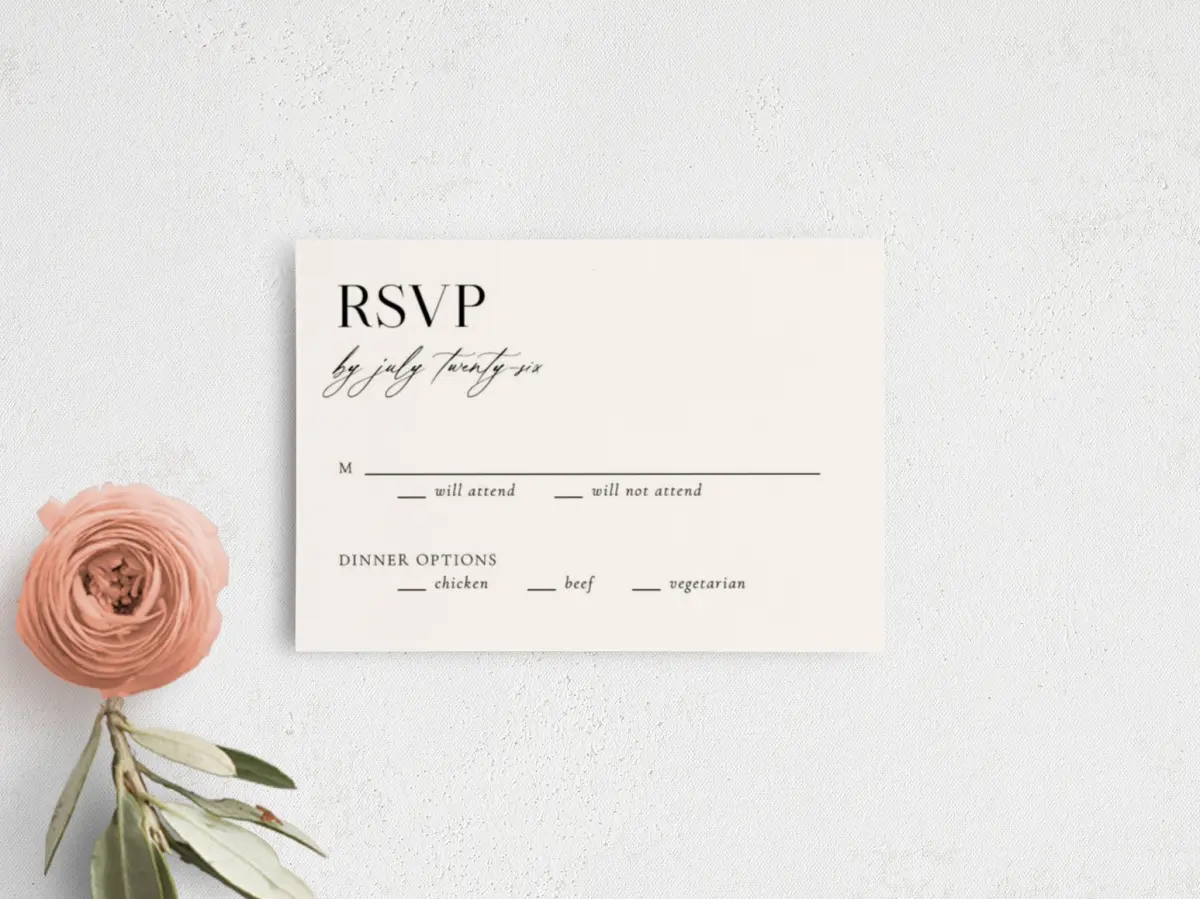 RSVP Postcard