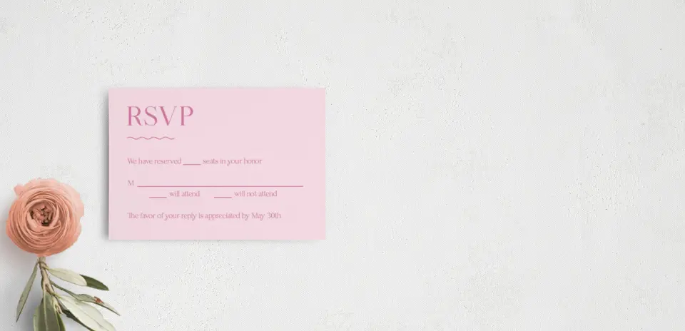 RSVP Postcard
