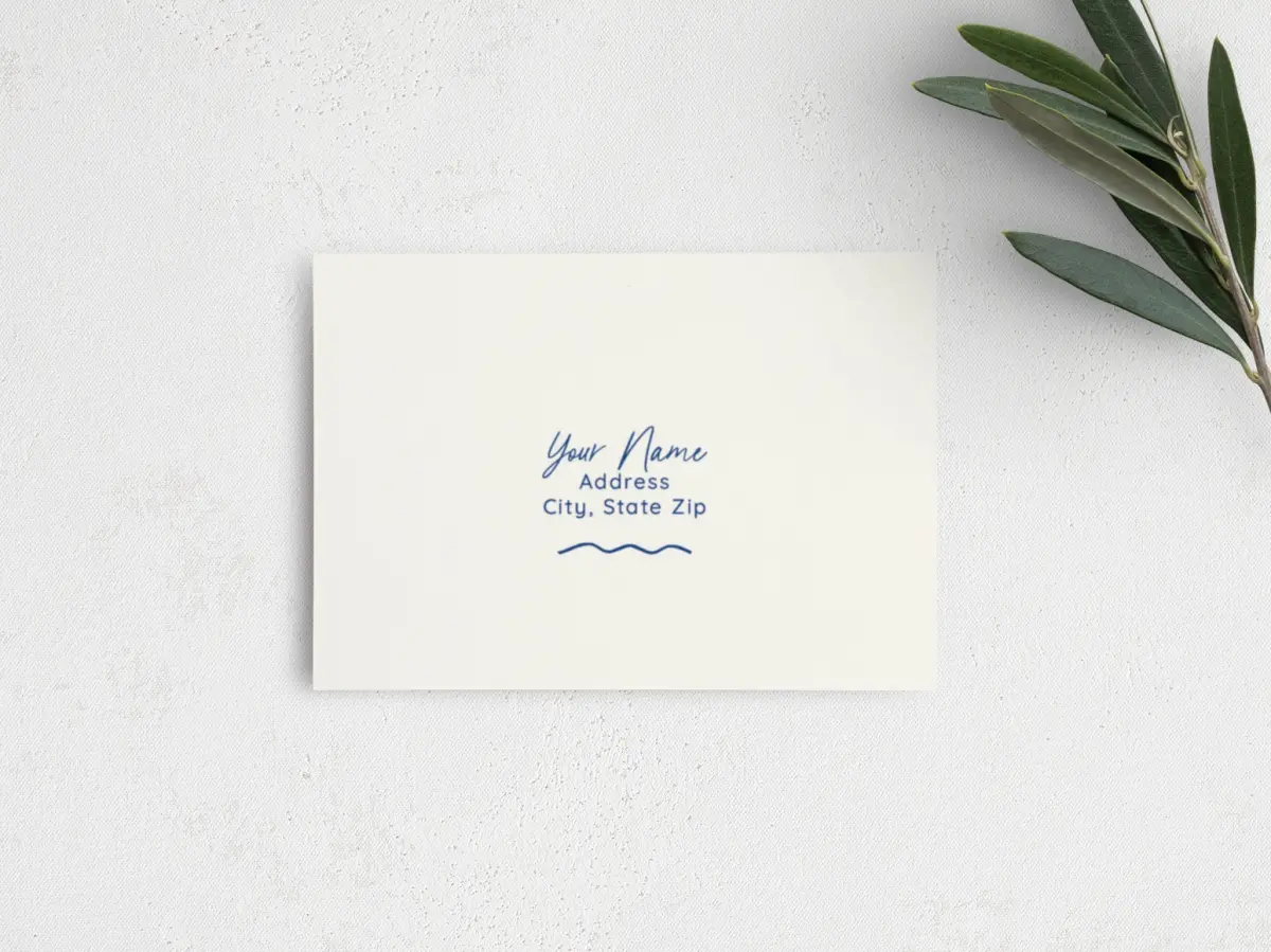 RSVP Postcard Mailing Side