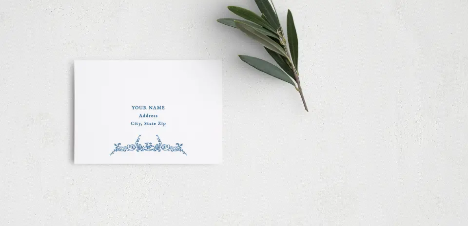 RSVP Postcard Mailing Side