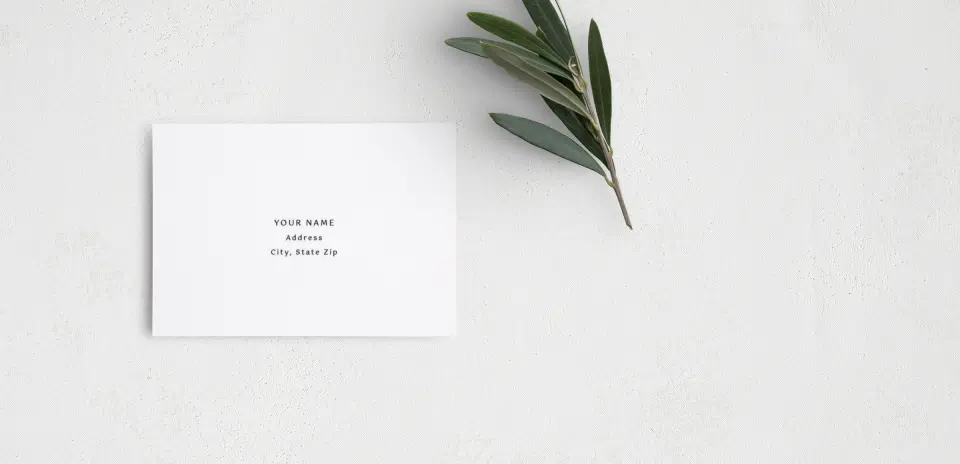 RSVP Postcard Mailing Side