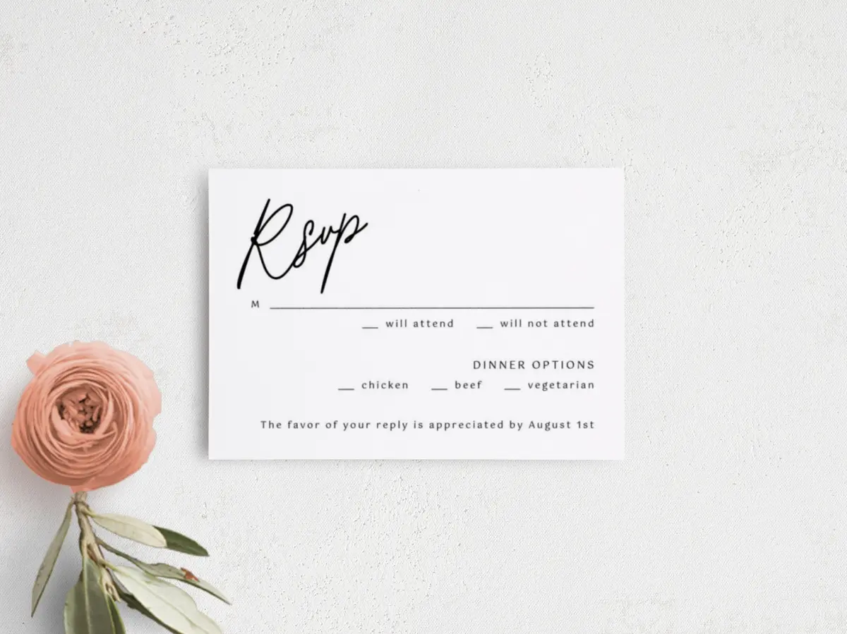 RSVP Postcard