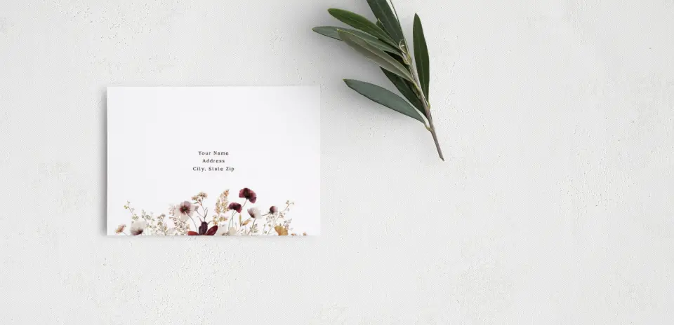 RSVP Postcard Mailing Side